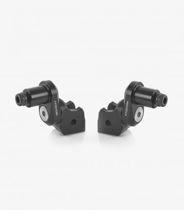 Montagekit Exzenter-Fußrasten Rizoma Ducati DesertX (22-25), Hypermotard V2 (26), Multistrada V2/V4 (21-26) PE727B