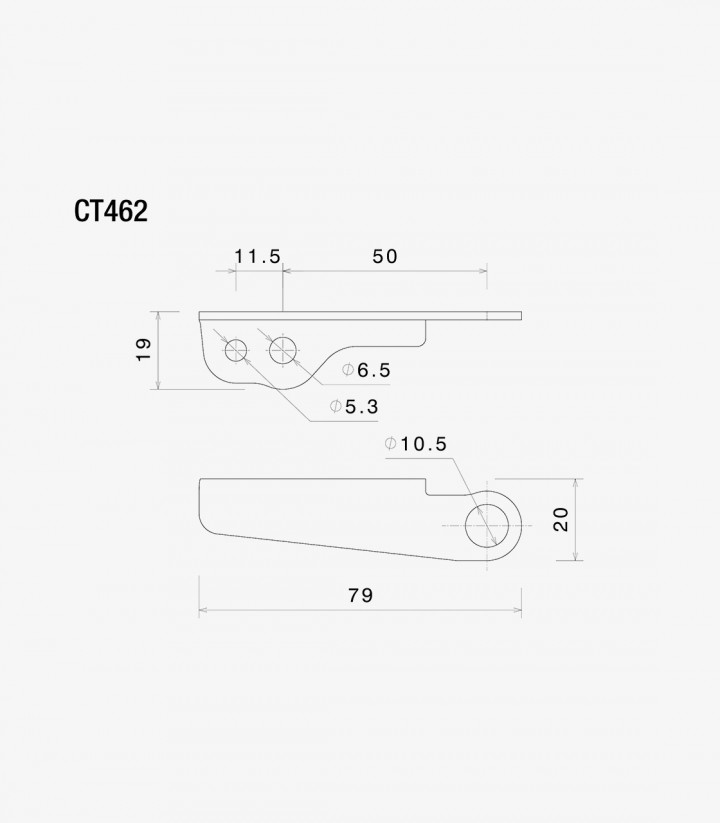Adaptador Depósito Fluido Rizoma para BMW M 1000 R / XR (23-25) CT462B
