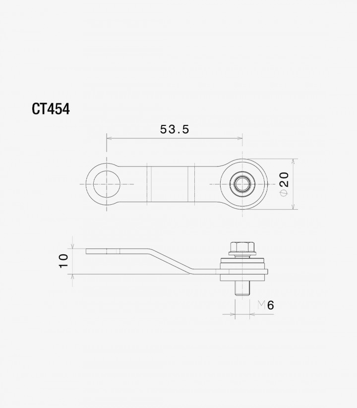 Rizoma Flüssigkeitsbehälter-Adapter CT454B