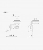 Adaptador Depósito Fluido Rizoma CT451B