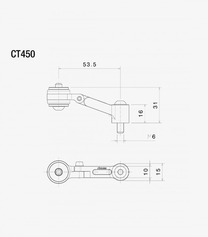 Adaptador Depósito Fluido Rizoma CT450B