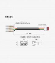 Kit Cableado Intermitentes Traseros Rizoma para KTM 1390 Super Duke R / EVO, 990 Duke (24-25). EE218H