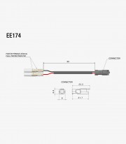 Rizoma Turn Signals Wiring Kit for various models of Aprilia & Moto Guzzi EE174H
