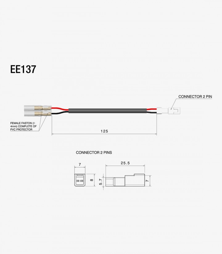 Kit Cableado Intermitentes Rizoma para varios modelos de Ducati EE137H