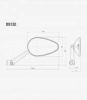 Retrovisores Rizoma Radial RS Plateados BS132Ax2