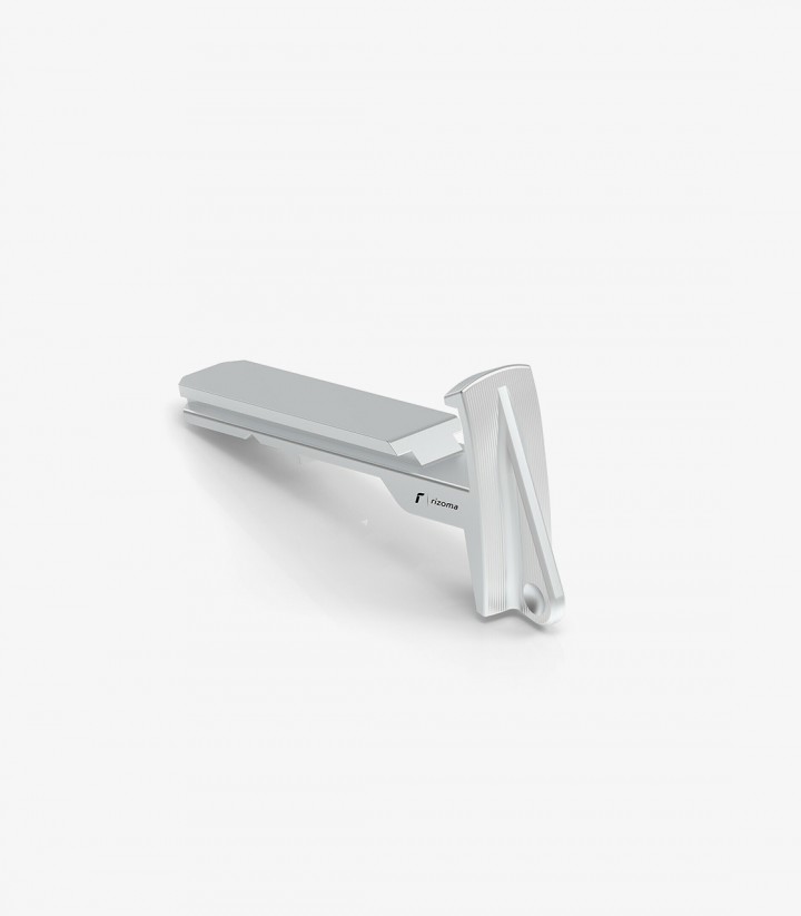 Rizoma Taschenhaken Silber Vespa Elettrica (18-24), Primavera (18-25), Sprint/Sprint Elettrica (18-26) ZVP041A