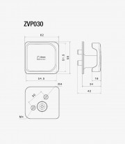 Rizoma Black Luggage Hook for Vespa GTS / Super / 310 / Super Tech / Supersport, GTV / 310 (23-25) ZVP030B