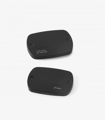 Tapa Depósito Líquido Freno Delantero / Trasero Rizoma Negra Yamaha T-Max 530, T-Max 560 / Tech Max (17-25) ZYF056B