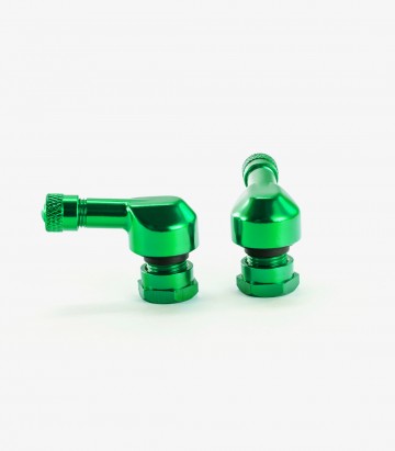 Puig Angled Valves Ø 8,3mm in Green 8100V