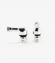Puig Angled Valves Ø 8,3mm in Silver 8100P