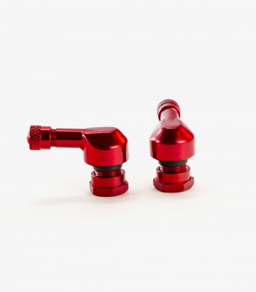 Puig Angled Valves Ø 11mm in Red 5591R