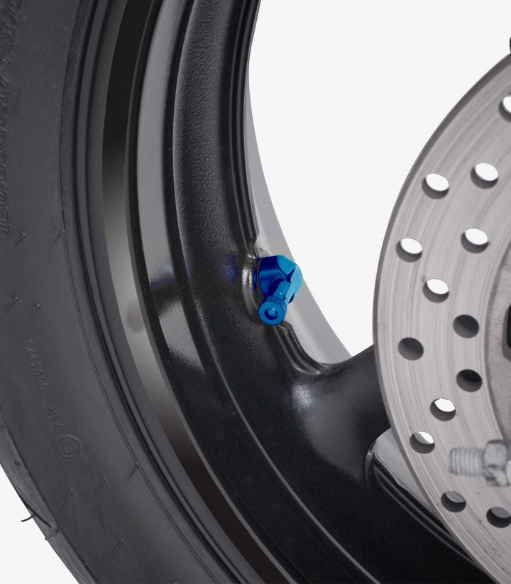 Puig Angled Valves Ø 11mm in Blue 5591A