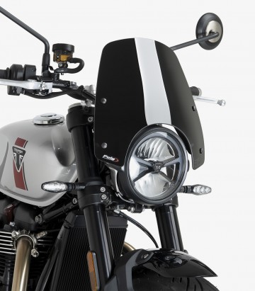 Triumph Speed Twin 900 / 1200 / 1200 RS (25) Puig New Generation Sport Black Windshield 22618N