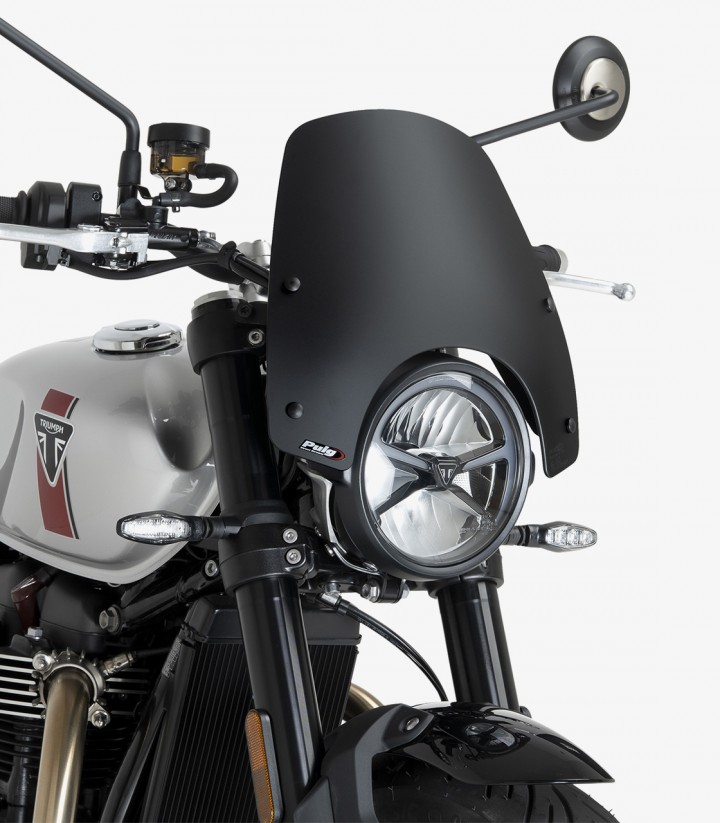 Windschild Puig New Generation Sport Triumph Speed Twin 1200/900 (25) Mattschwarz 22618J