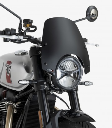 Triumph Speed Twin 900 / 1200 / 1200 RS (25) Puig New Generation Sport Matt black Windshield 22618J