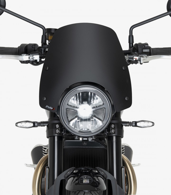 Windschild Puig New Generation Sport Triumph Speed Twin 1200/900 (25) Mattschwarz 22618J