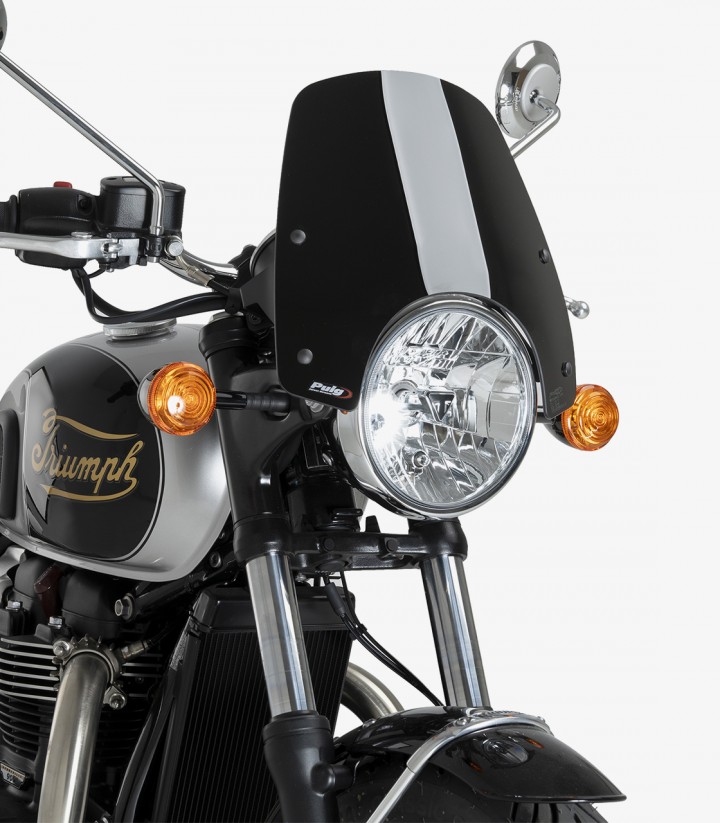 Cúpula Puig New Generation Sport Triumph Bonneville T100 / 1200 (02-26) Negro 22453N