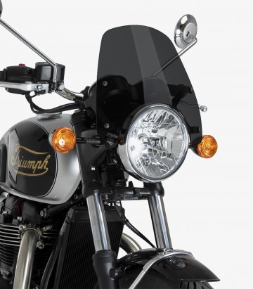 Triumph Bonneville T100 / 1200 (02-26) Puig New Generation Sport Dark smoked Windshield 22453F