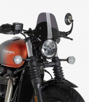 Cúpula Puig New Generation Sport Triumph Bonneville Bobber / Black (18-26) Ahumado oscuro 21925F 21925F