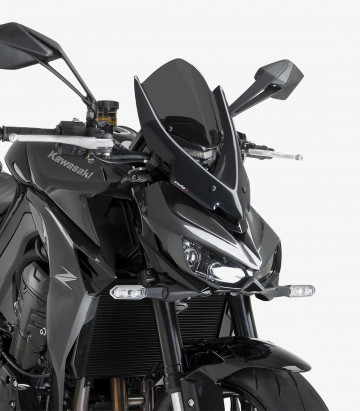 Kawasaki Z1100 / SE (26) Puig New Generation Touring Dark Smoked Windshield 22777F