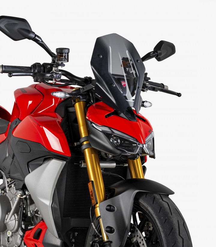 Ducati Streetfighter V2 / V2 S (25-26) Puig New Generation Touring Smoked Windshield 22737H