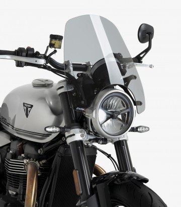 Triumph Speed Twin 900 / 1200 / RS (25) Puig New Generation Touring Smoked Windshield 22619H