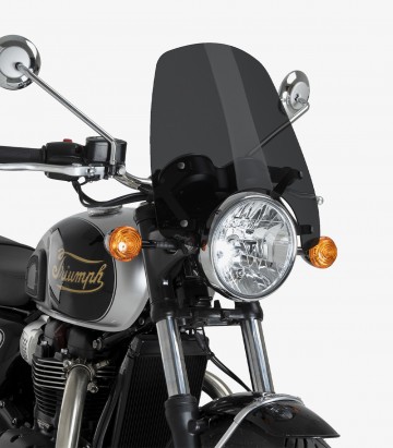 Triumph Bonneville T100 / T120 (02-26) Puig New Generation Touring Dark smoked Windshield 22454F