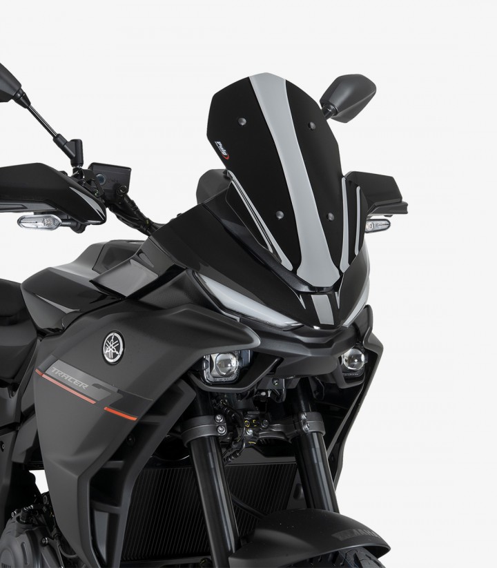 Windschild Puig Sport Yamaha Tracer 7 (25-26) Schwarz 22766N
