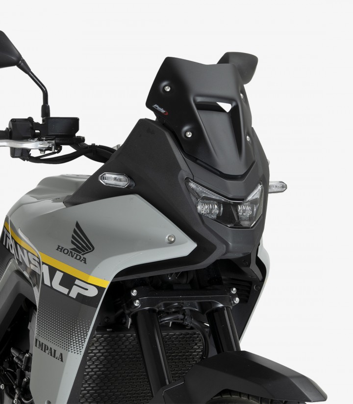 Windschild Puig Sport Honda XL750 Transalp (25-26) Mattschwarz 22572J
