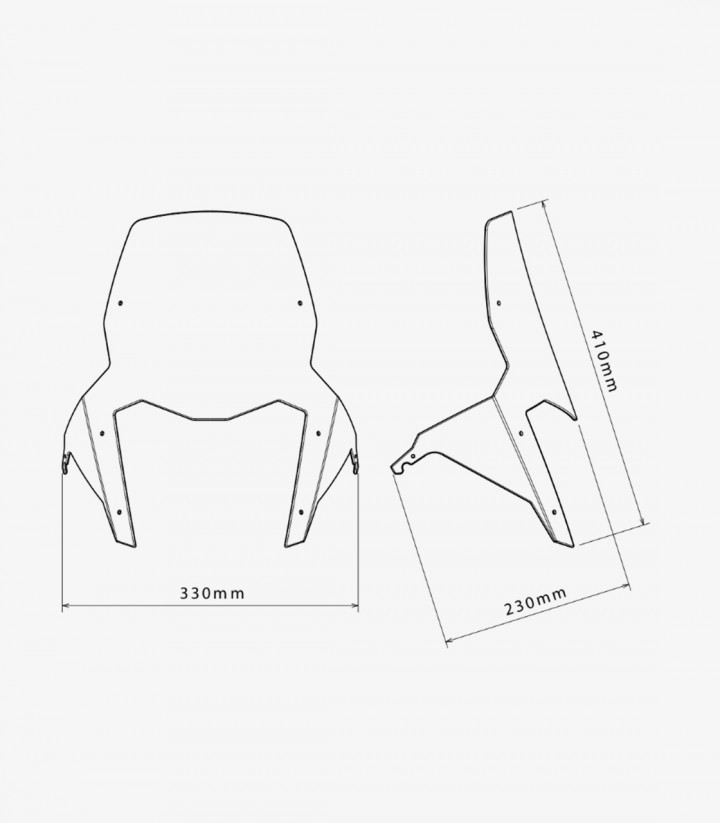 Cúpula Puig Sport Yamaha Tenere 700 (25-26) Transparente 22514W