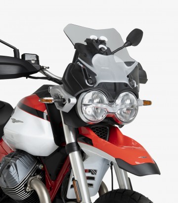 Moto Guzzi V85 Strada / TT 850 / TT Travel (24-26) Puig Sport Smoked Windshield 22432H
