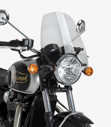 Triumph Bonneville T100 / T120 (02-26) Puig Touring Transparent Windshield 22454W