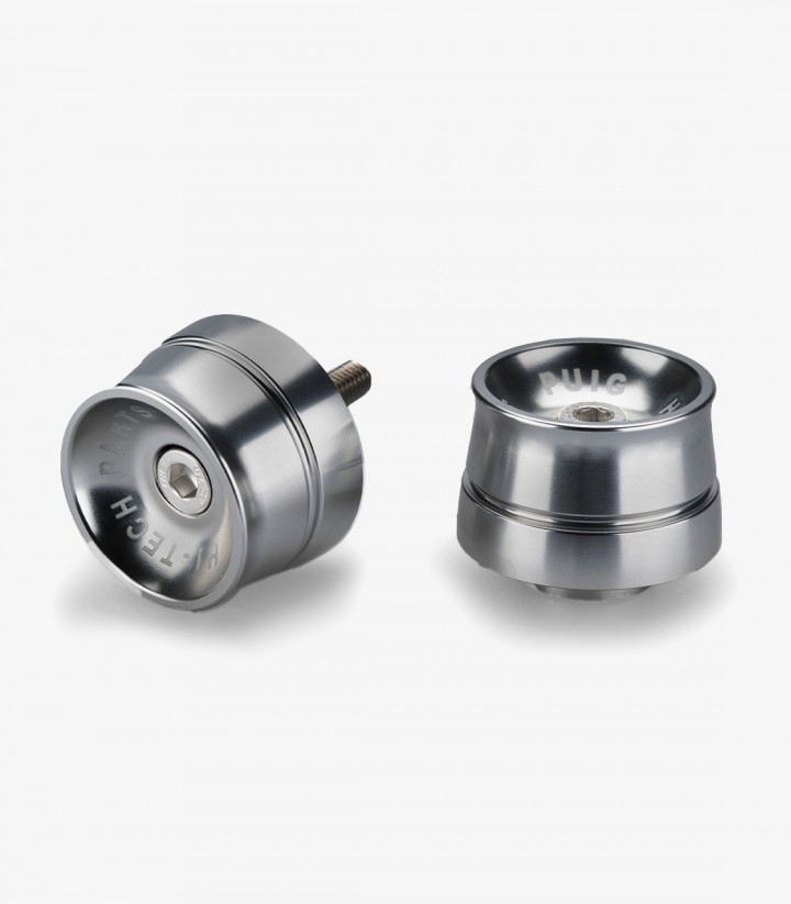 Contrapesos Speed 21376Y Puig color Titanio para Aprilia RS 457 / 660 / 125, Tuono 457 (21-26)