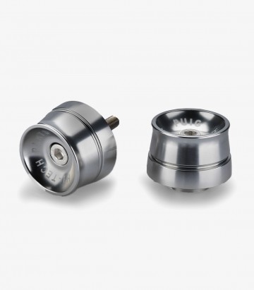 Puig Speed 21376Y Bar Ends in Titanium for Aprilia RS 457 / 660 / 125, Tuono 457 (21-26)