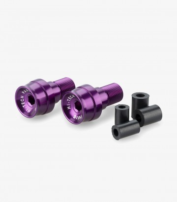 Puig Speed 21292L Bar Ends in Purple for Yamaha T-MAX 560 / Tech Max (22-26)