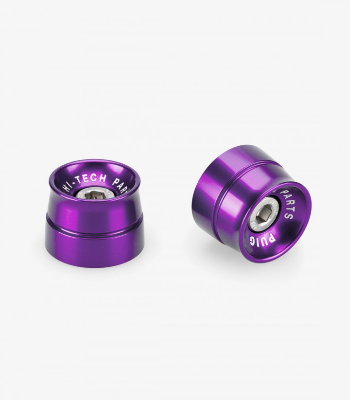 Contrapesos Speed 21013L Puig color Lila para varios modelos de Kawasaki