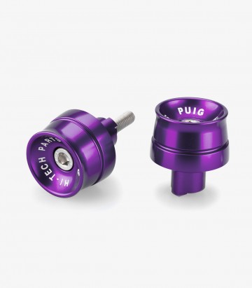 Contrapesos Speed 21002L Puig color Lila para Kawasaki Ninja 650, Ninja 7 Hybrid, Z650 (20-26)