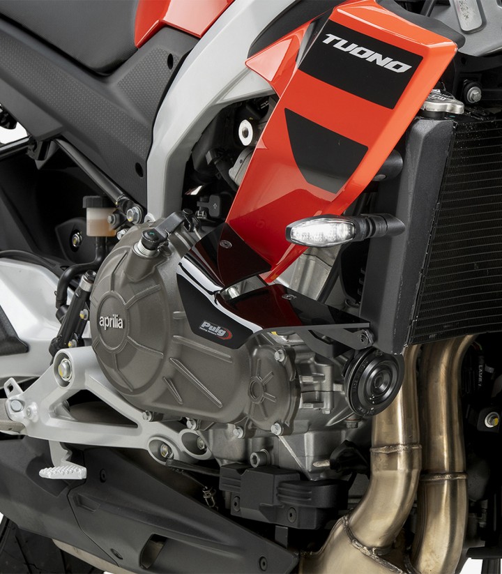 Puig D12 side winglets 22692N Aprilia Tuono 457 (25-26) Black 22692N