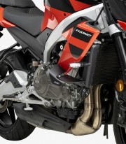 Alerones laterales D12 22692J Puig Aprilia Tuono 457 (25-26) Negro mate 22692J