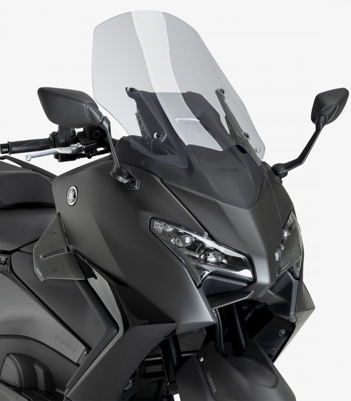 Alerones laterales D12 22606C Puig Yamaha T-MAX 560 / Tech Max (22-26) Símil carbono