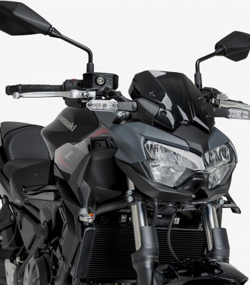 Winglets seitlich D12 22472N Puig Kawasaki Z650 (20-26) Schwarz