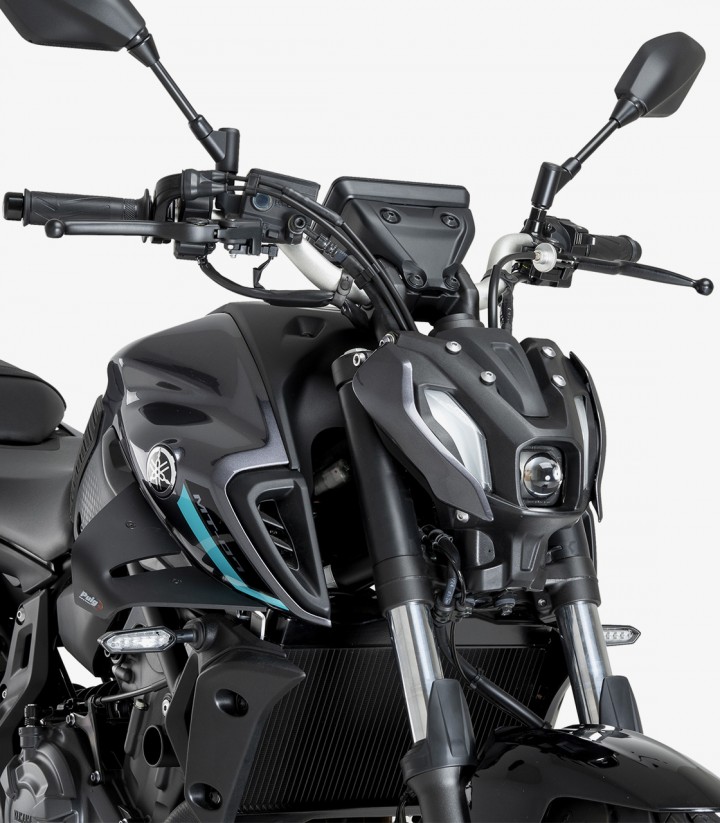 Alerones laterales D12 22459J Puig Yamaha MT-07 / Pure (21-24) Negro mate