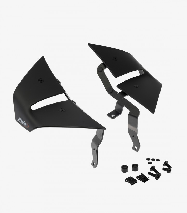 Alerones laterales D12 22459J Puig Yamaha MT-07 / Pure (21-24) Negro mate