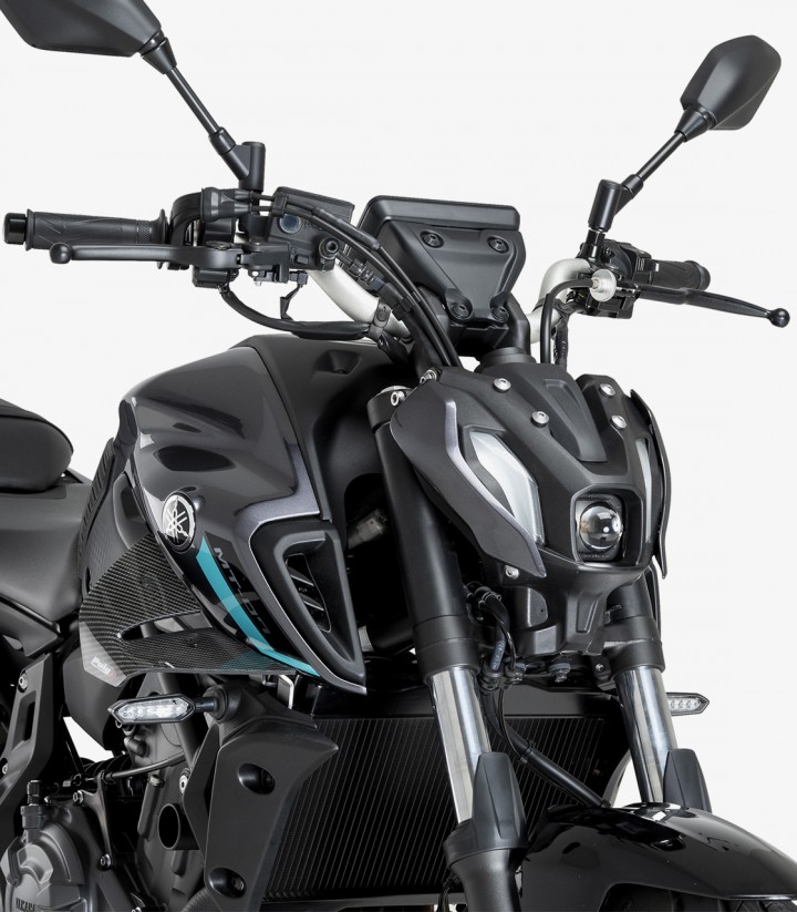 Winglets seitlich D12 22459C Puig Yamaha MT-07 (21-24) Carbon-Optik