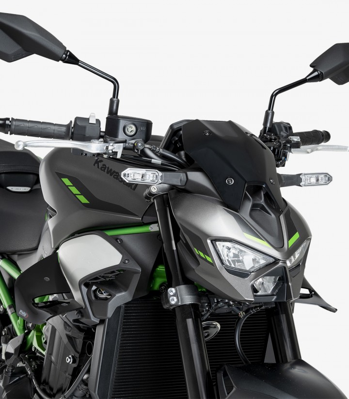 Winglets seitlich D12 22445N Puig Kawasaki Z900 (25-26) Schwarz