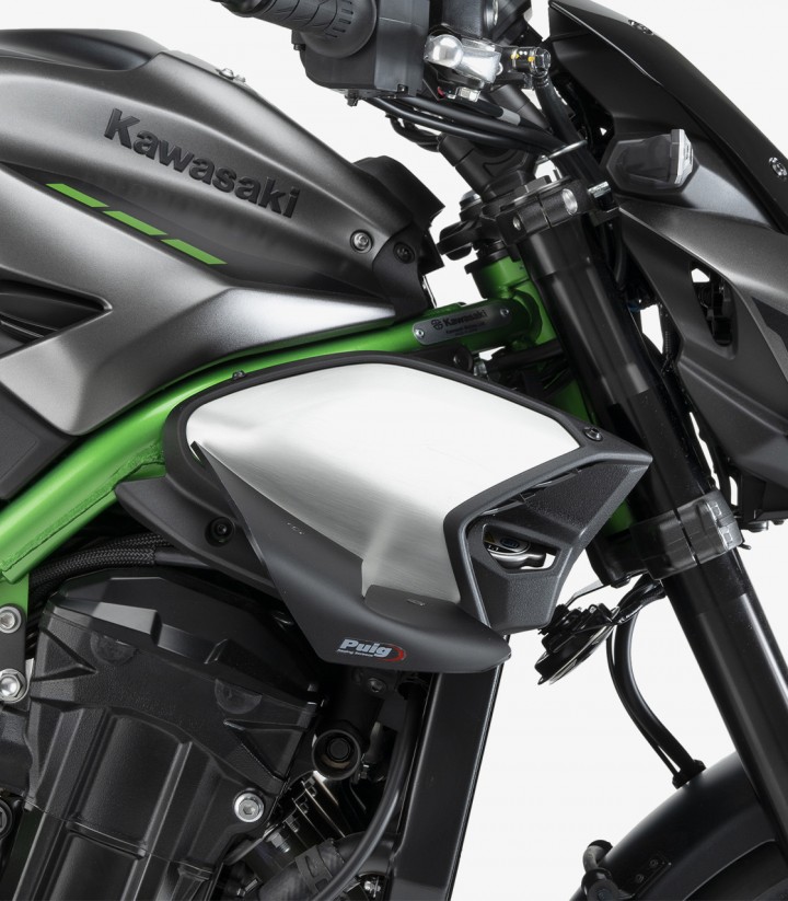 Alerones laterales D12 22445J Puig Kawasaki Z900/SE (25-26) Negro mate