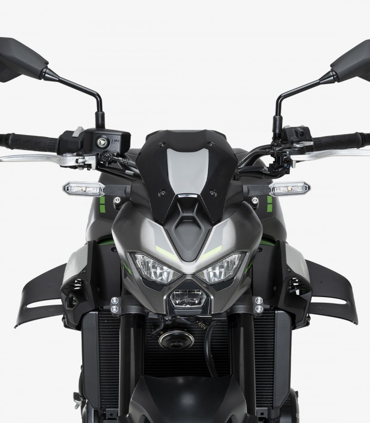 Winglets seitlich D12 22445J Puig Kawasaki Z900 (25-26) Mattschwarz