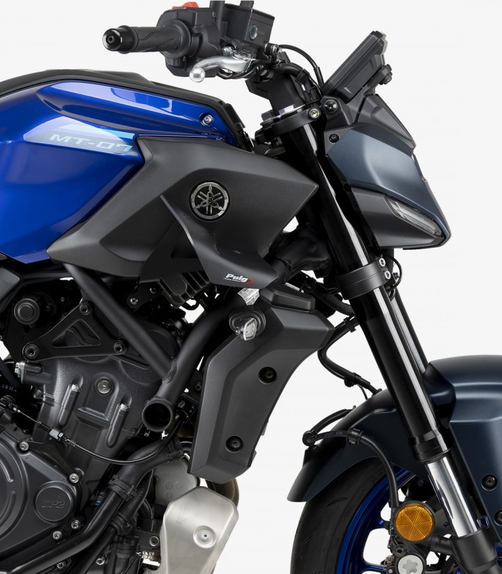 Alerones laterales D12 22416J Puig Yamaha MT-07 / Y-AMT (25-26) Negro mate