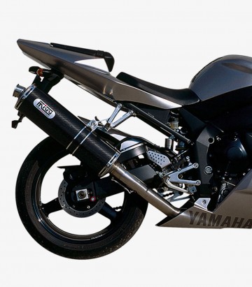 Auspuff MIVV Oval Carbon für Yamaha YZF-R1 (02-03) Y.012.L3