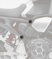 Puig Frame Caps Honda CB1000R Neo Sports Cafe (18-25) in Black 9809N